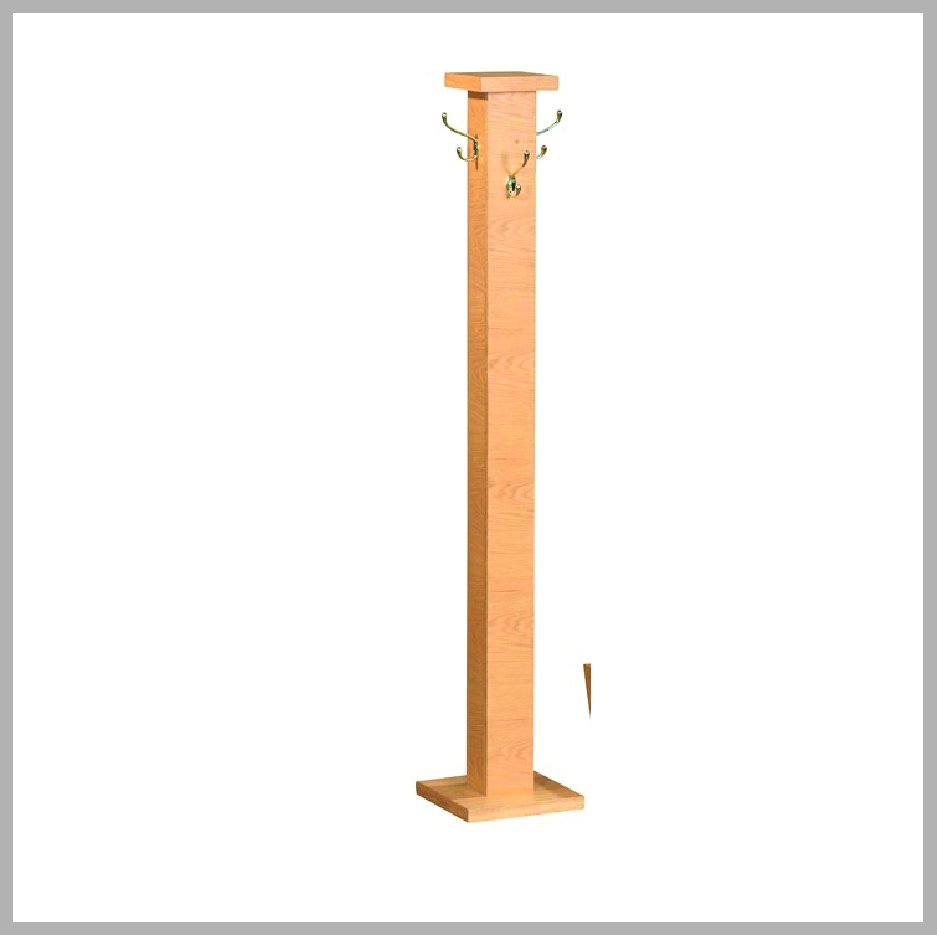 Wooden Hat And Coat Stand